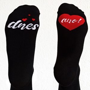 Veselé ponožky - Dnes ANO 43-46