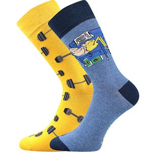 Veselé ponožky - Činky 39-42