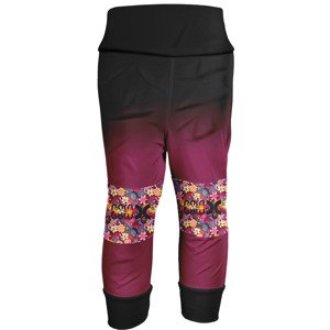 Dětské rostoucí kalhoty – Flowers (Velikost kalhot: 104)