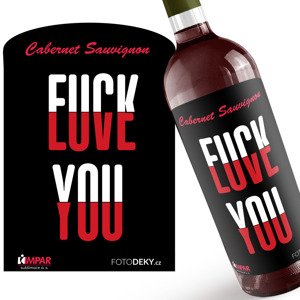 Víno Fuck & Love you (Druh Vína: Červené víno)