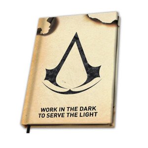 Zápisník A5 se symbolem Assassin’s Creed